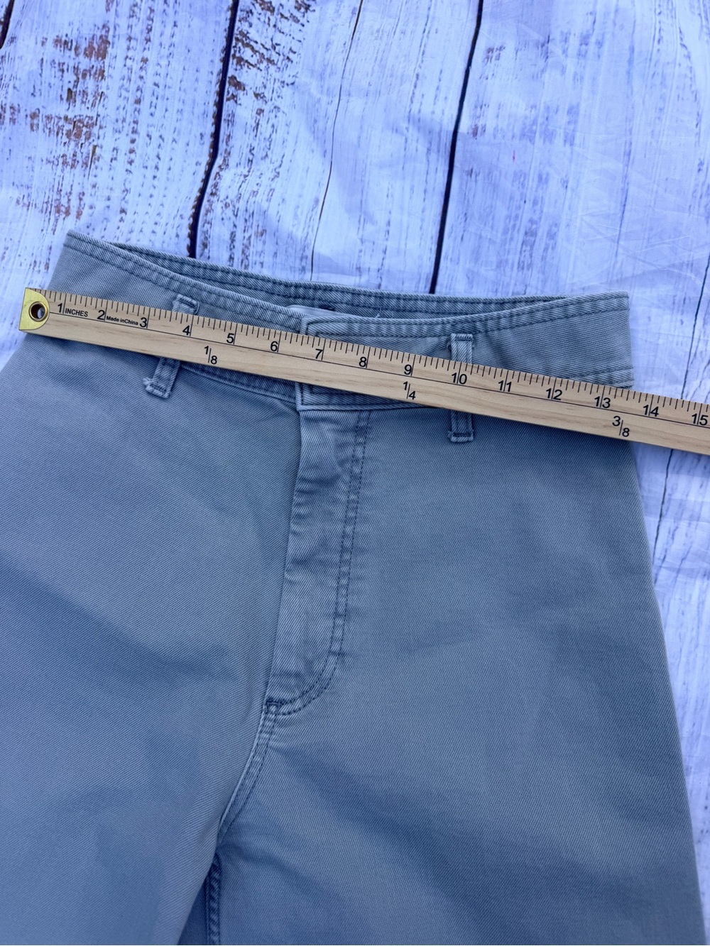 Zara Wide Leg Pants Marine Straight Women’s Green Size 6 Minimalist Chic Casual - Picture 11 of 13
